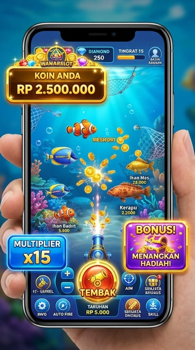 Layar utama wawarslot — antarmuka bersih setelah instalasi